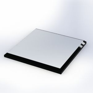 Acrylic Block 7" x 7" x 1/2" thick - Bevelled